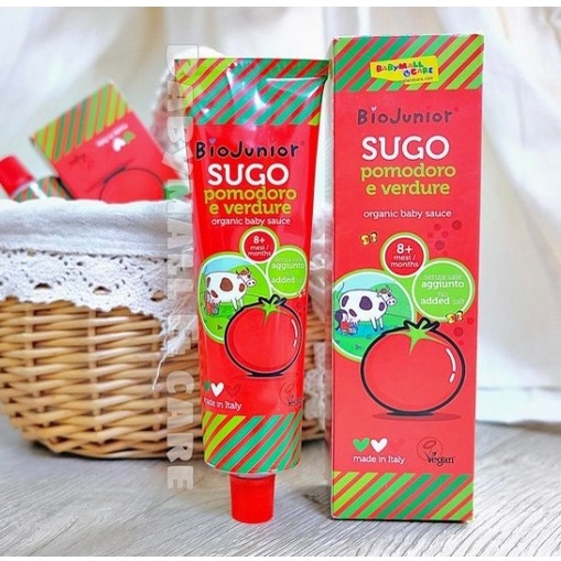 Sốt cà chua hữu cơ cho bé Bio Junior 150g ( Từ 8 tháng tuổi)