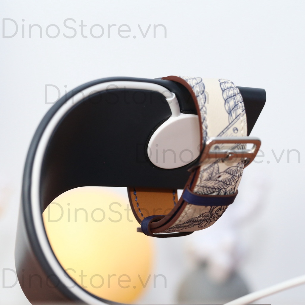 Đế dock sạc không dây Apple Watch nhôm nguyên khối, kiêm giá đỡ đồng hồ thông minh để bàn cao cấp