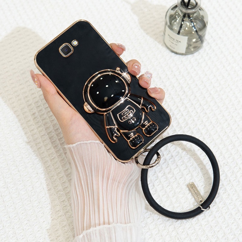 Ốp Điện Thoại Silicon Hình Máy Ảnh Có Giá Đỡ Dây Đeo Cho Samsung Galaxy J6 Plus J6 + J6 Prime J7 Prime J2 Prime J4 + J4 Prime