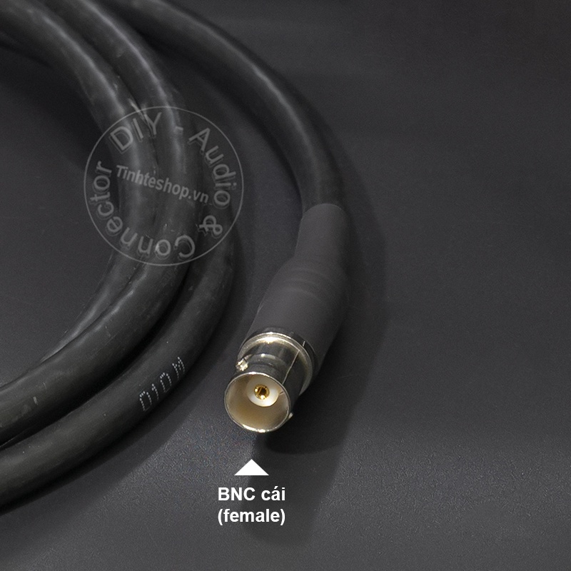 Dây BNC đực cái DIY 0.2 đến 5 mét - BNC male to female cable