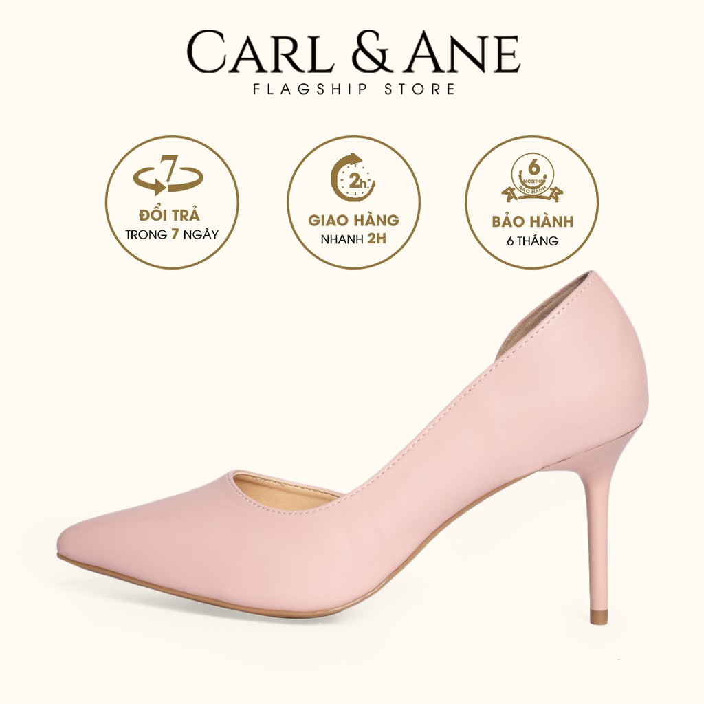 Carl & Ane - [Form lớn lùi 1 size] Giày cao gót nữ cao 9cm màu hồng _ CP001