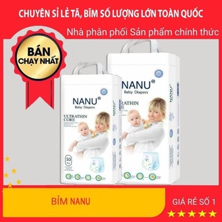 Combo bỉm quần Nanu 100 miếng S.M.L.Xl.XXL.XXXL