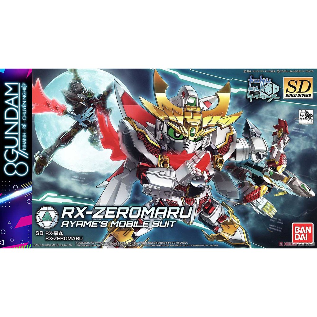 Mô Hình Lắp Ráp Gundam SD BD RX Zeromaru