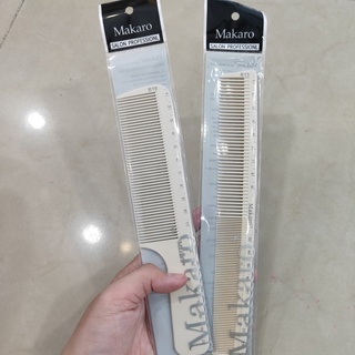 Lược Cắt Tóc Makaro, Lược Chải Tóc Makaro, Lược số trắng Makaro