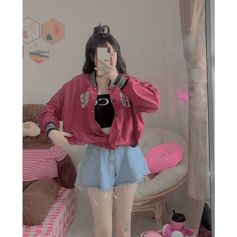 Áo Khoác Bomber Nữ 2 Lớp HP99  - ĐĂNG QUANG FASHION