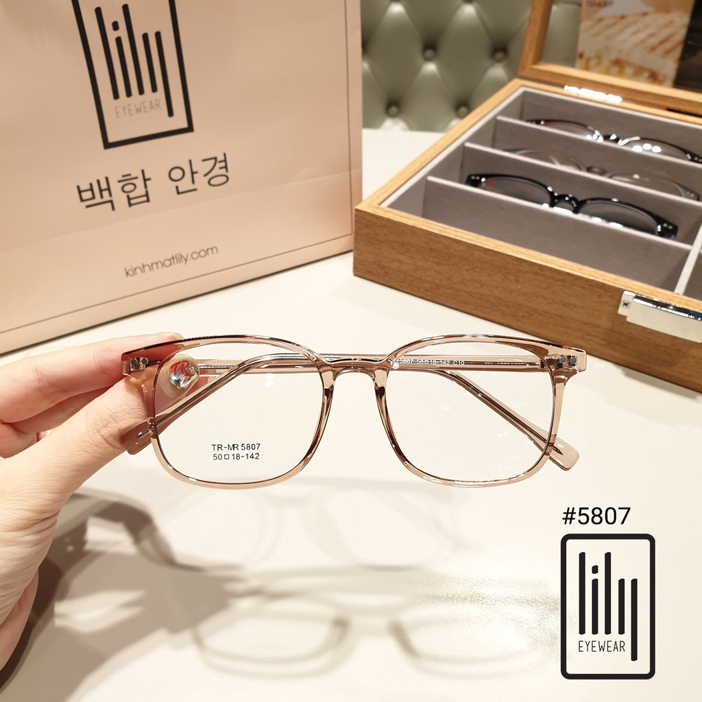 Gọng Kính Cận Thời Trang Hàn Quốc 5807 - Gọng Mắt Kính Thời Trang