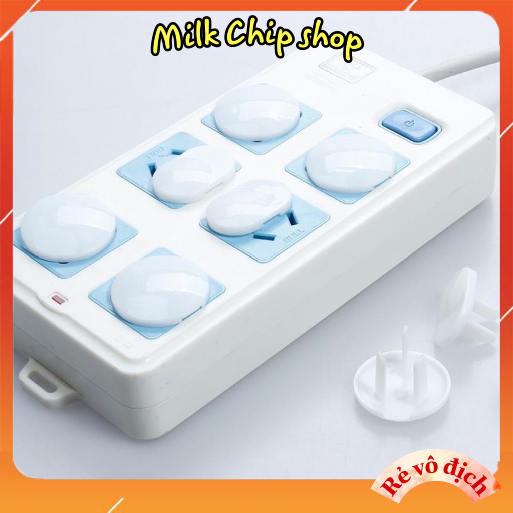 Bịt ổ điện, nút chặn ổ điện an toàn cho bé bằng nhựa (loại 2 chân, 3 chân) AT004