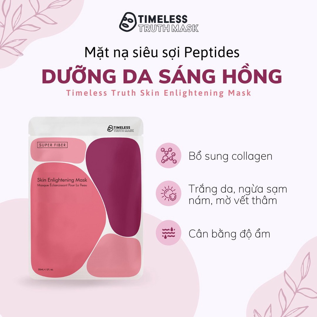 Mặt nạ siêu sợi Peptides căng mướt da Timeless Truth Mask (1 Tấm x 30ml)