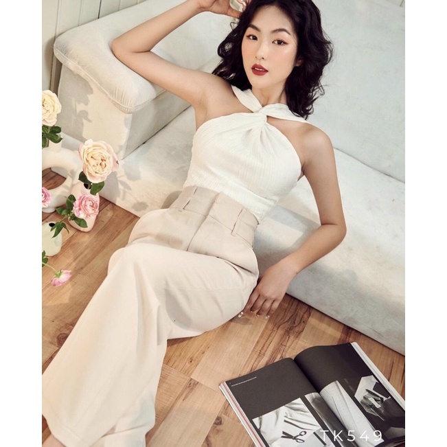 Áo cổ yếm 3 màu