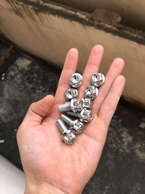 Ốc inox salaya 6li 1phân , gắn carte ,dàn áo... đầu Probot