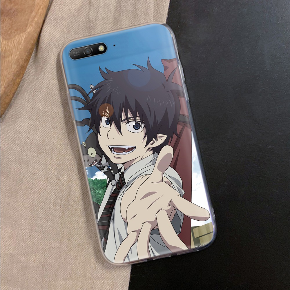 Ốp Điện Thoại Trong Suốt Họa Tiết Anime Blue Exorcist Cho Asus Zenfone Max Shot Pro 6 7 M1 M2 Plus