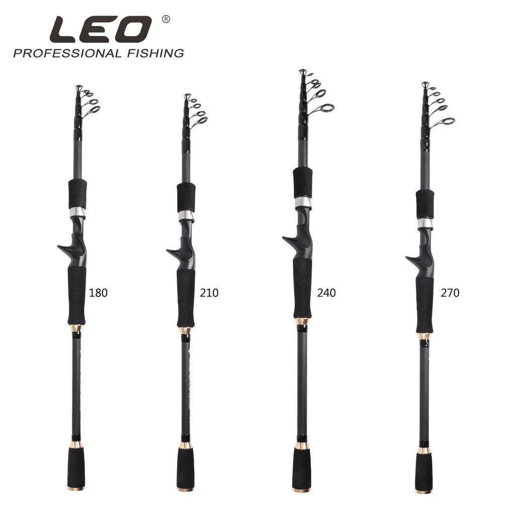 Cần Câu Lure Rút Gọn LEO Fishing Chuyên Đồ Câu Lure _Cần Câu Cá Lóc