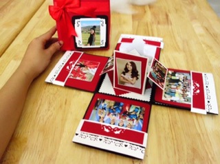 Love box đỏ đen