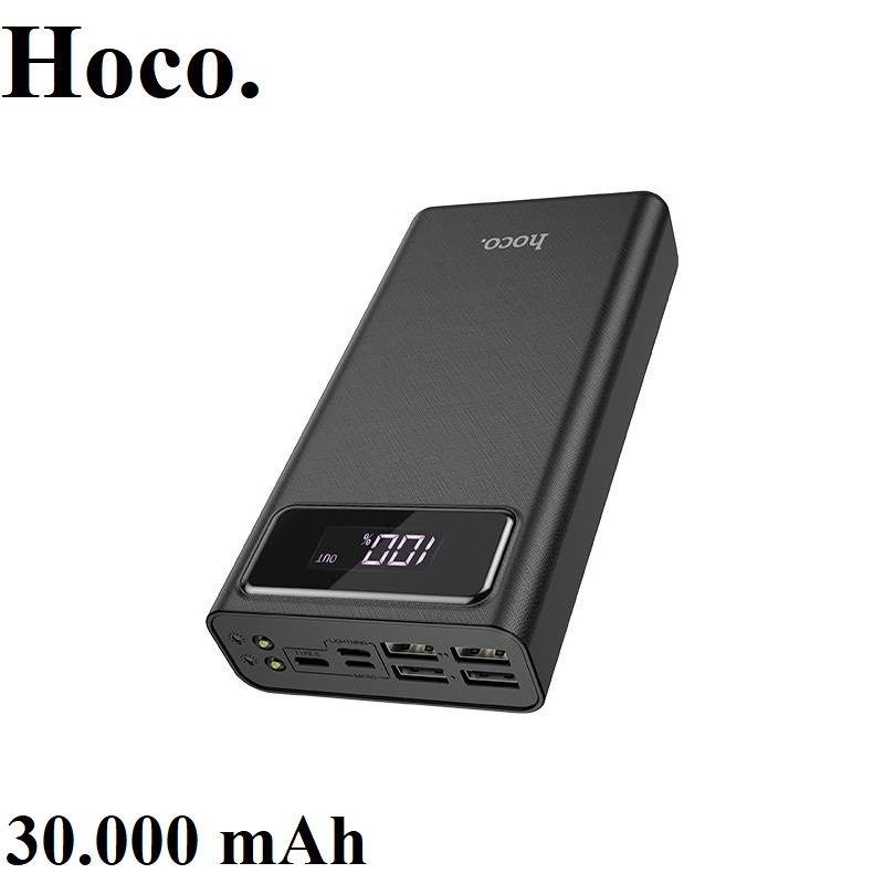 Pin Sạc dự phòng dung lượng lớn 30000mAh Hoco hàng chính hãng bảo hành 12 tháng