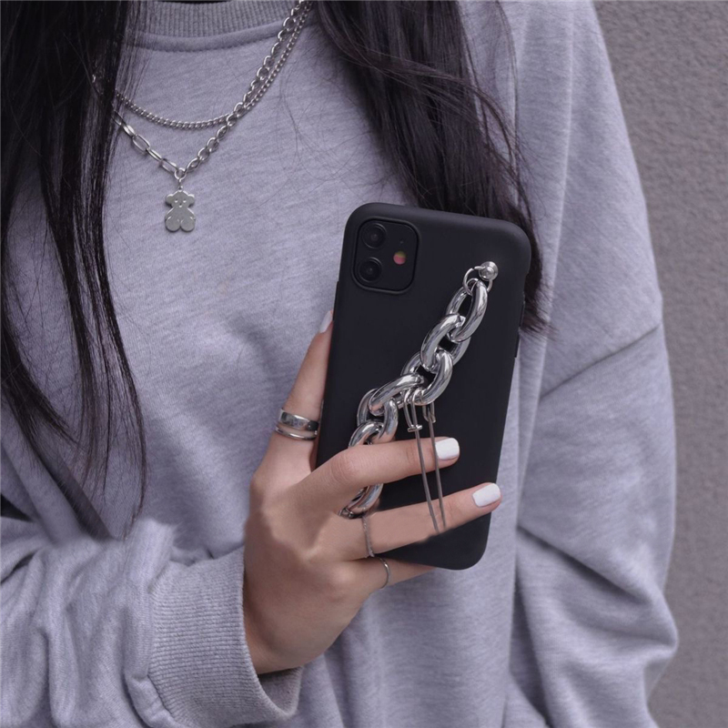 Ốp Lưng Trong Suốt Có Móc Treo Cho Xiaomi Note4 4x Note8 5a 5pro 6 Casing Redmi 9c 9a 4a 6a 8 8a