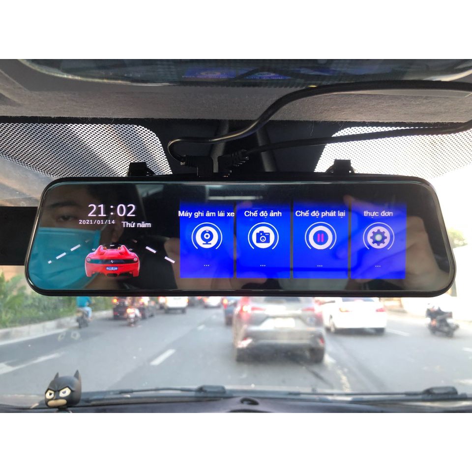 Cam Hành Trình Kẹp Gương X10 full màn 10inh CAO CẤP [ Bảo Hành 12 tháng ] | BigBuy360 - bigbuy360.vn