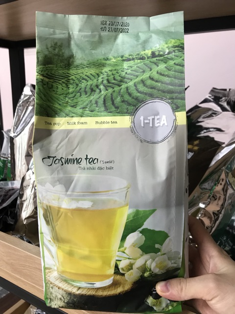 Lục Trà Nhài 1-Tea / Trà Xanh Nhài 1-Tea gói 500g