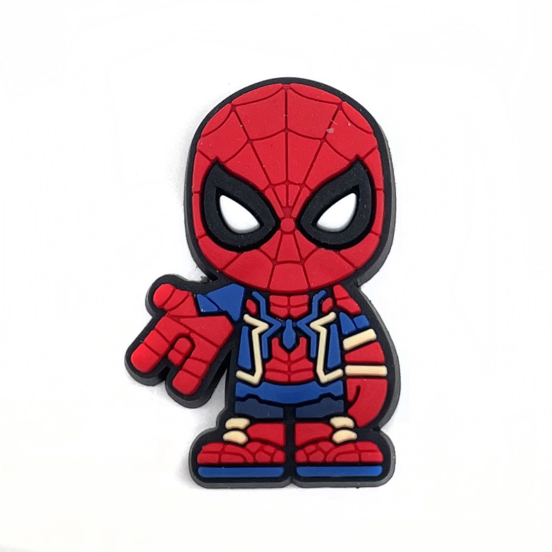 Marvel violent bear bad bunny Loạt phim hoạt hình 1pcs shoe charms Hoạt hình crocs Pin Jibbitz DIY Có thể tháo rời dép lê accessories decorate quà tặng trẻ em dễ thương khóa giày