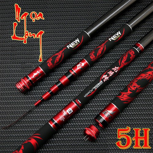 Cần câu đơn câu đài Ngọa Long 5H cao cấp CĐ-2