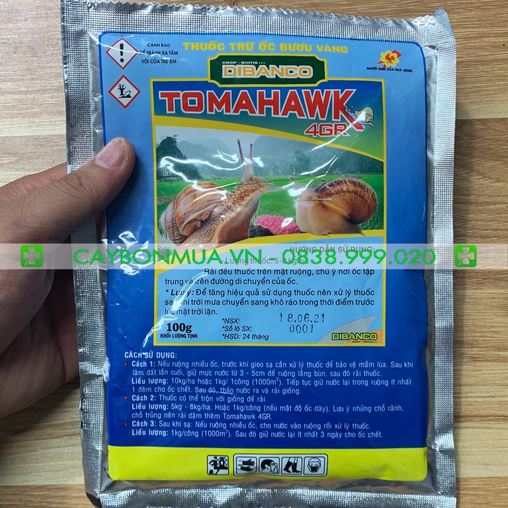 Thuốc trừ Ốc bươu vàng Tomahawk