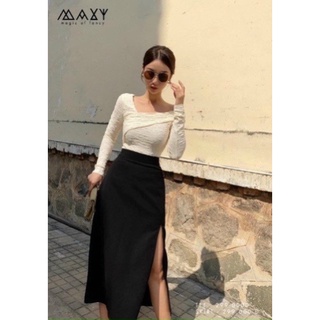 Chân váy dài xẻ tà bigsize