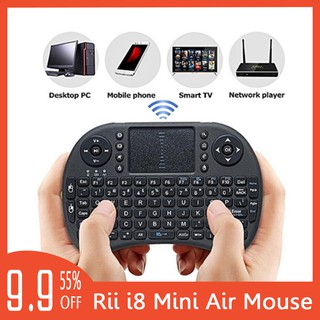 Bàn phím điều khiển từ xa rii 2.4ghz i8 cho pc android tv box điện thoại