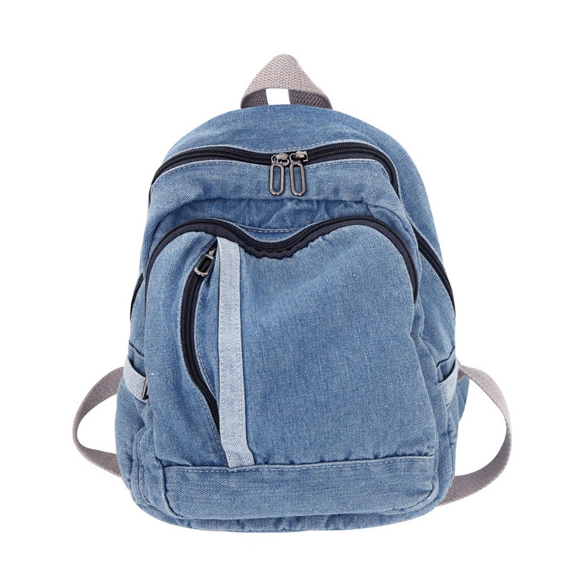 Ba Lô Denim Thời Trang Dành Cho Nữ