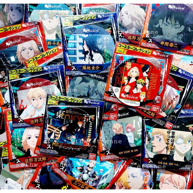 Tổng hợp lót ly giấy TOKYO REVENGERS chính hãng BANDAI