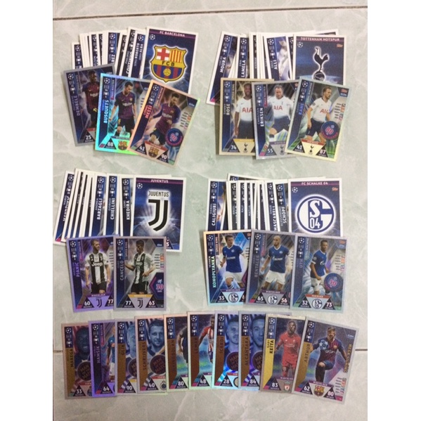 Set thẻ cầu thủ Match Attax