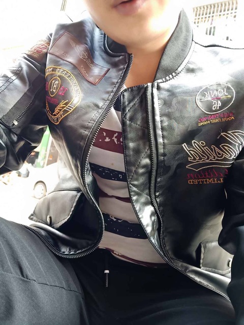 Áo da phượt thủ the biker Hàng NK QCCC