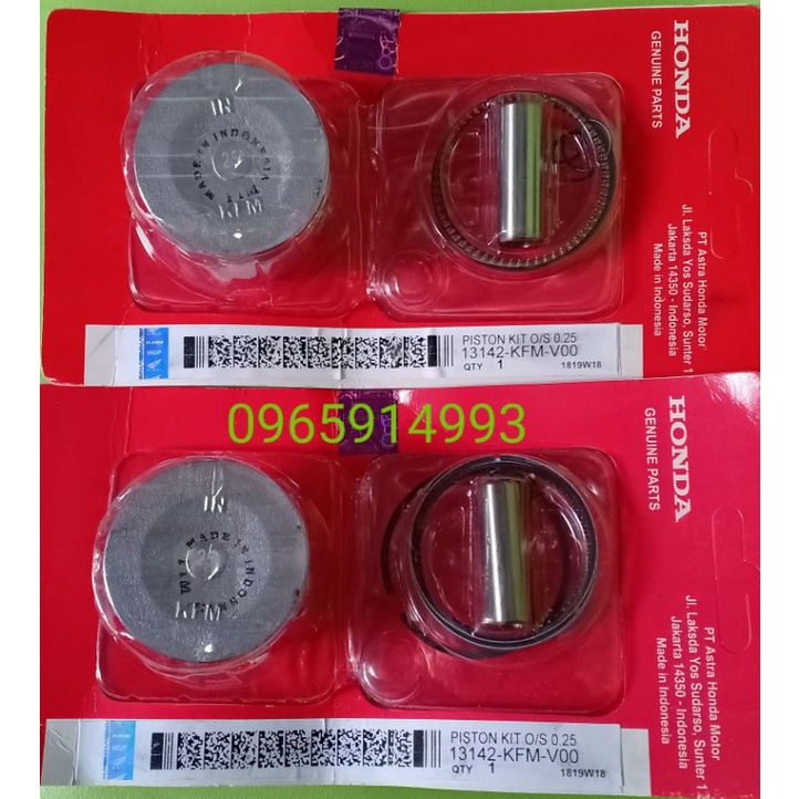 Piston xéc măng cots 1 cho wave và dream