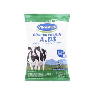 6 túi Sữa tươi A&D3 Vinamilk 220ml