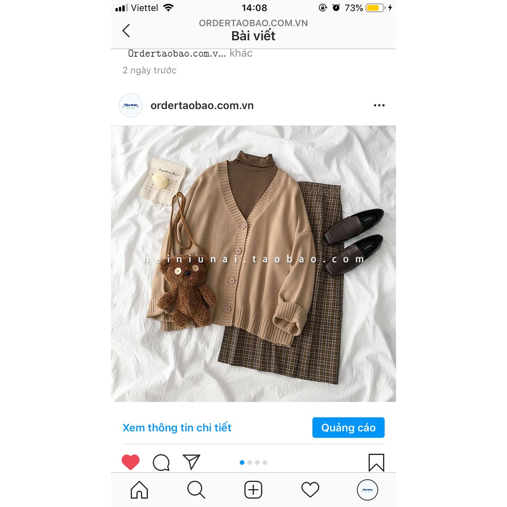Set áo + váy [ Order Trả Khách ]