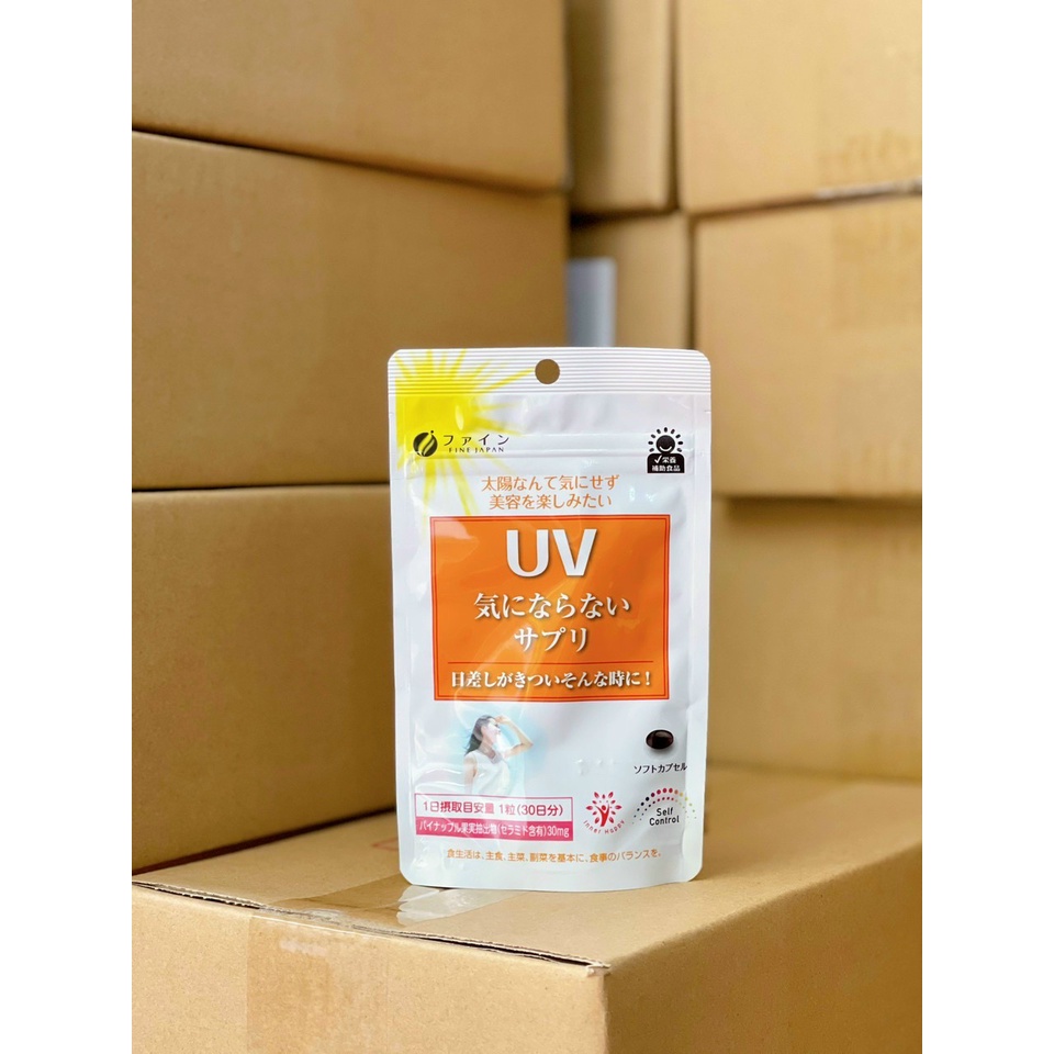 Viên Uống Chống Nắng UV Fine Japan Nhật Bản túi 30 viên