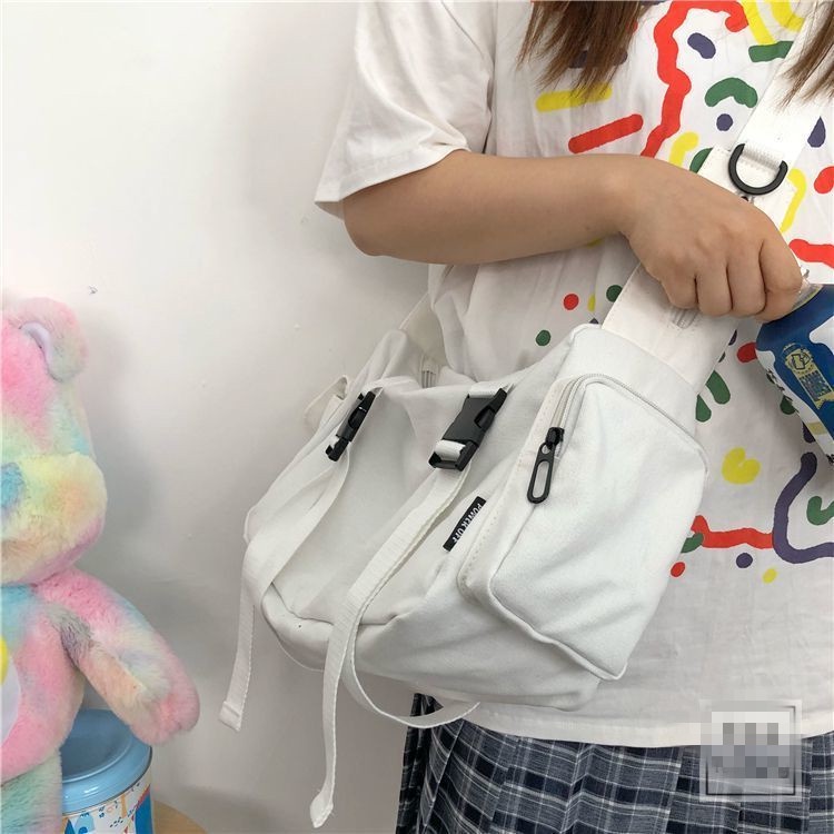 Túi Xách Canvas Cỡ Lớn Phong Cách Retro Dễ Phối Đồ Thời Trang Cho Nữ