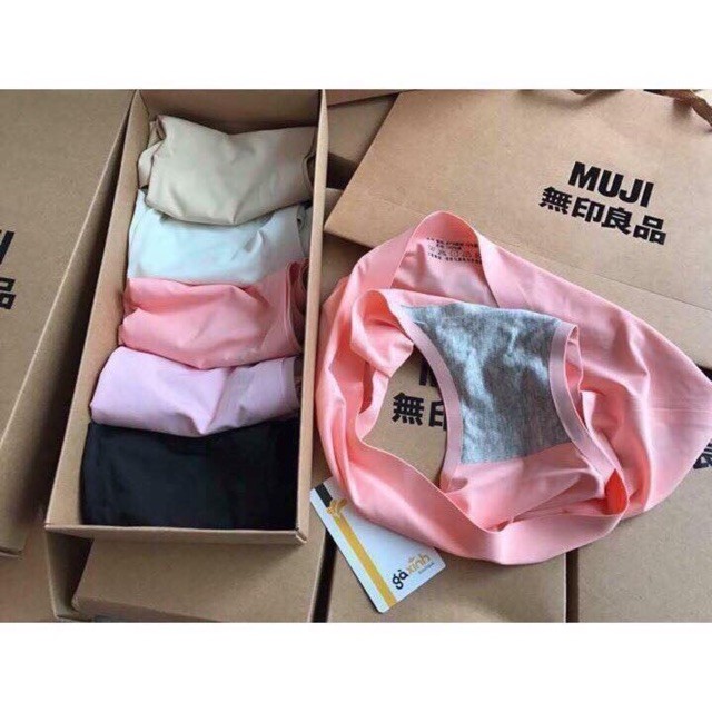Hộp 5 quần lót su MUJI nữ