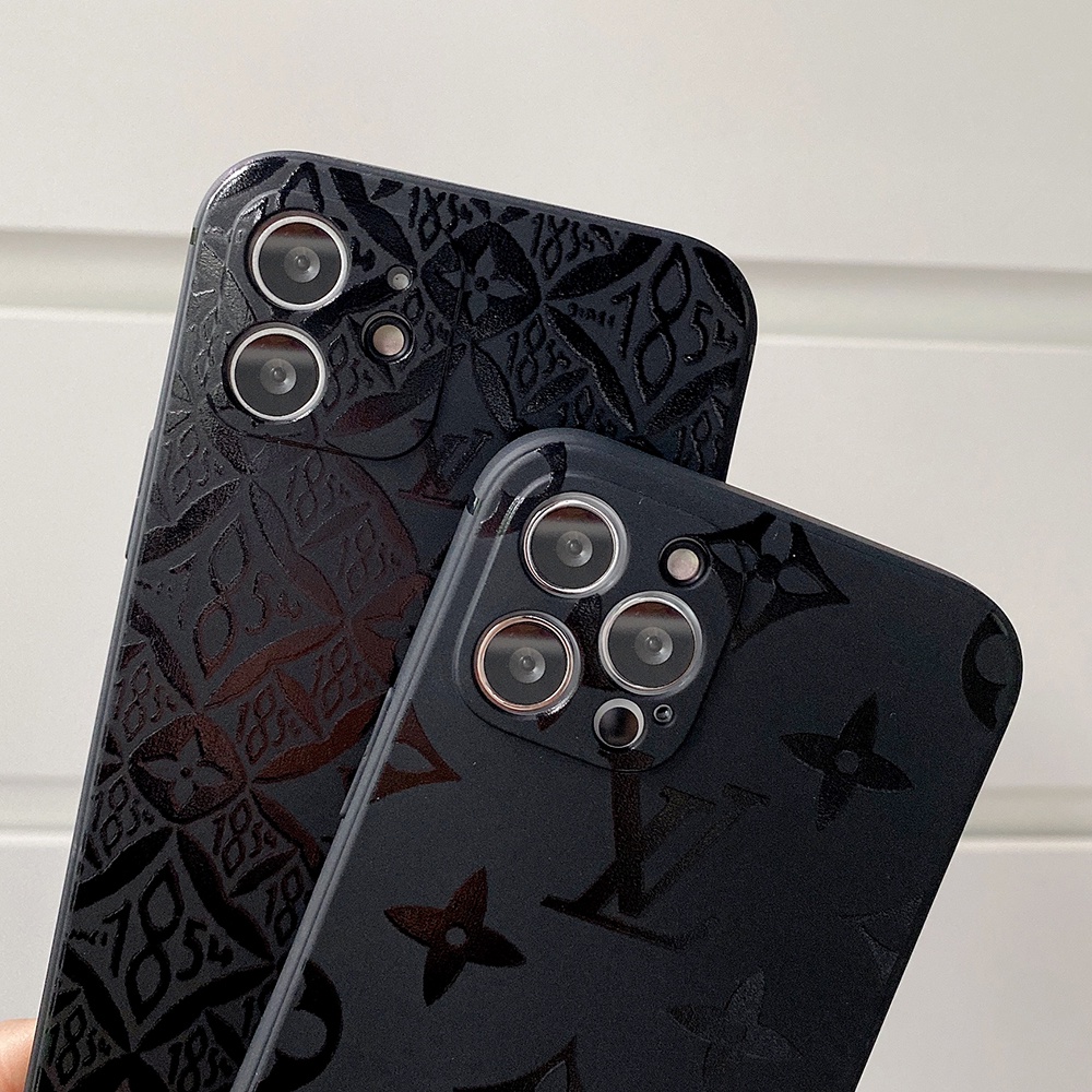 Ốp Điện Thoại TPU Mềm In Logo LV Thời Trang Cho iPhone 12pro max 11pro X XS XR XSMAX 7 8 Plus