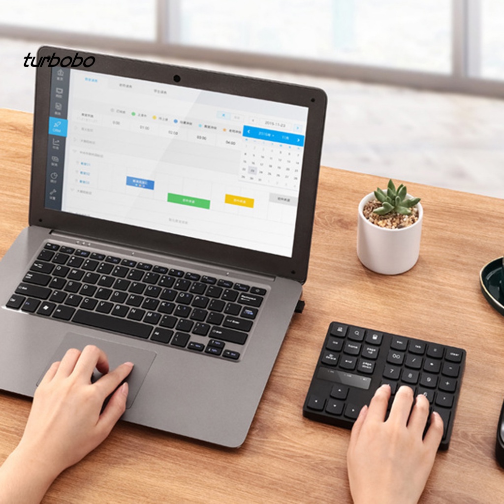 Bàn Phím Số Mini Không Dây 35 Phím 2.4GHz