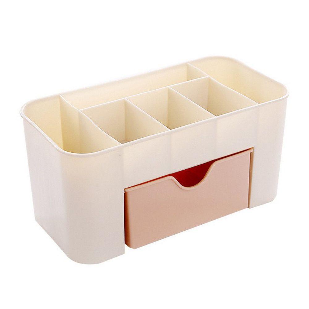 YOLA Hộp Nhựa Nhiều Ngăn Đựng Đồ Trang Điểm