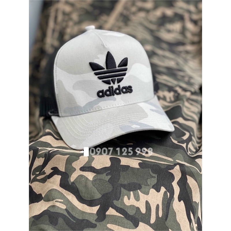 Nón kết phối lưới màu camo logo DAS