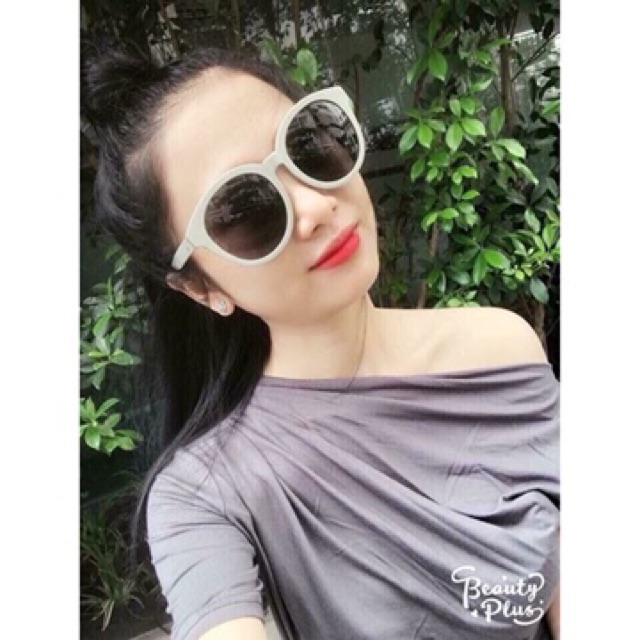 Kính Râm Nam Nữ Đi Biển Đi Chơi Chụp Ảnh Sống Ảo Che Nắng Form To Rộng (CÓ CHỮ V) KR1 | BigBuy360 - bigbuy360.vn