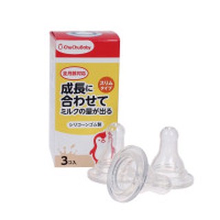Núm ty Chuchu silicon bộ 3 chiếc