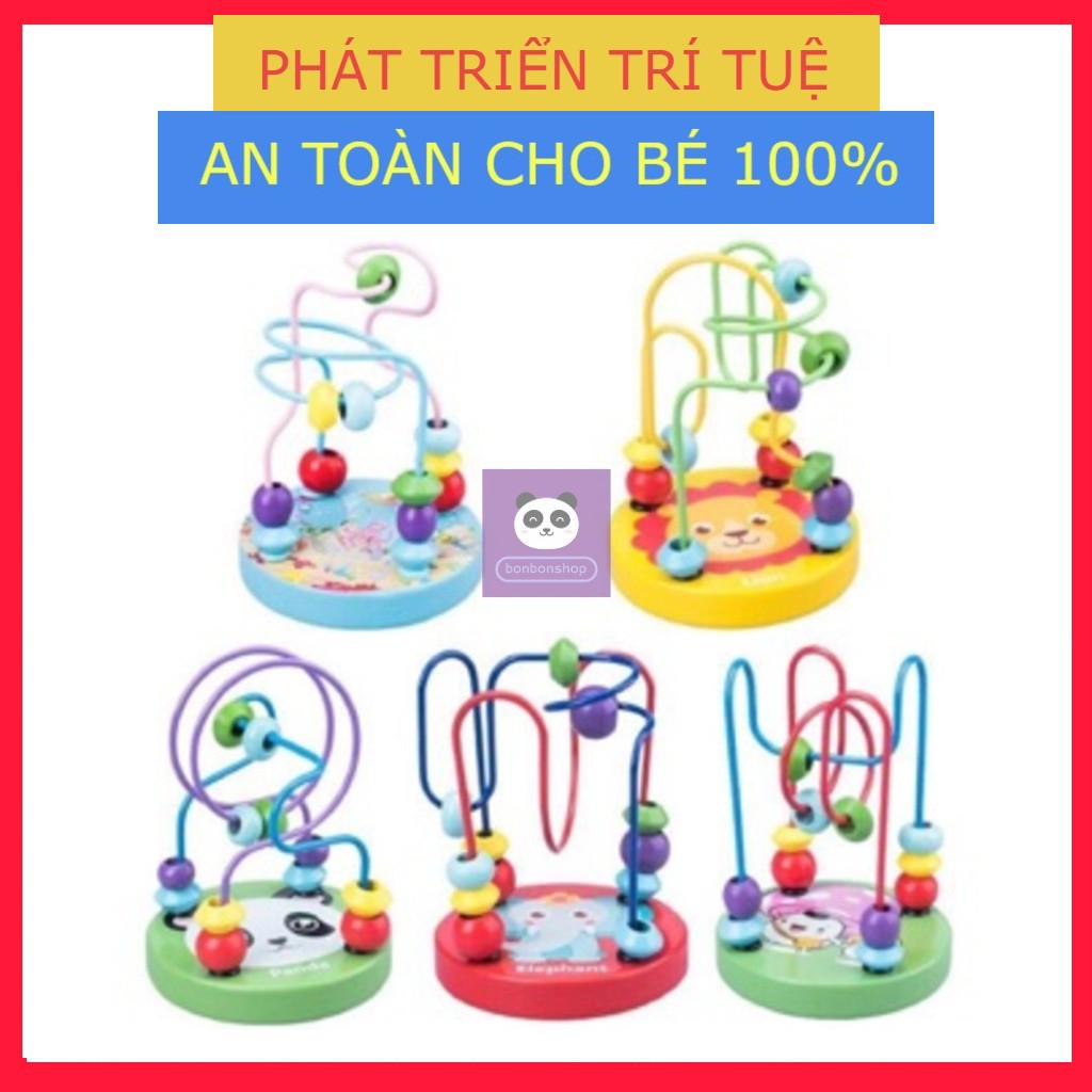 Đồ Chơi LUỒN HẠT Montessori cho Bé Bộ (Đồ Chơi Trẻ Em)