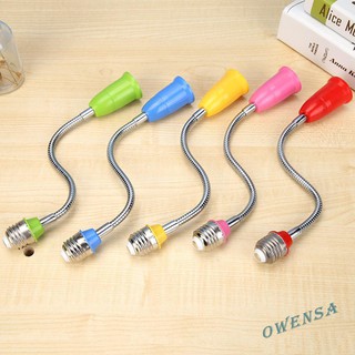 E27 LED Light Bulb Holder Universal Flexible Extension Lamp Adapter Socket