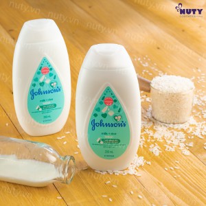 Sữa Dưỡng Thể Chiết Xuất Sữa Và Gạo Johnson's Milk And Rice Baby Lotion 200ml (Xanh)