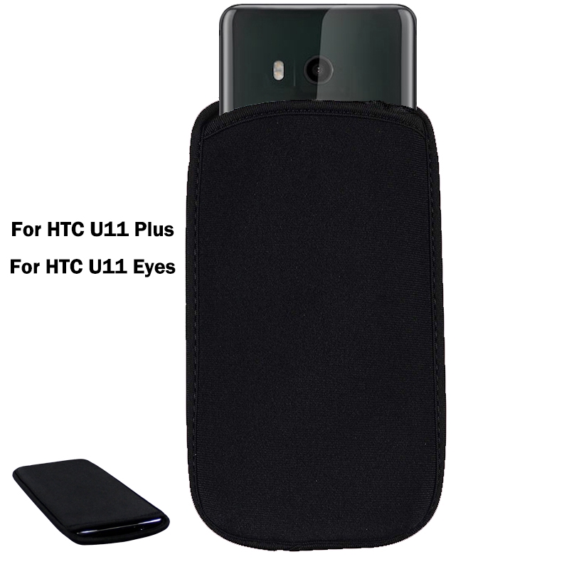 Túi da Neoprene đựng điện thoại HTC U11 Plus U11+/U11