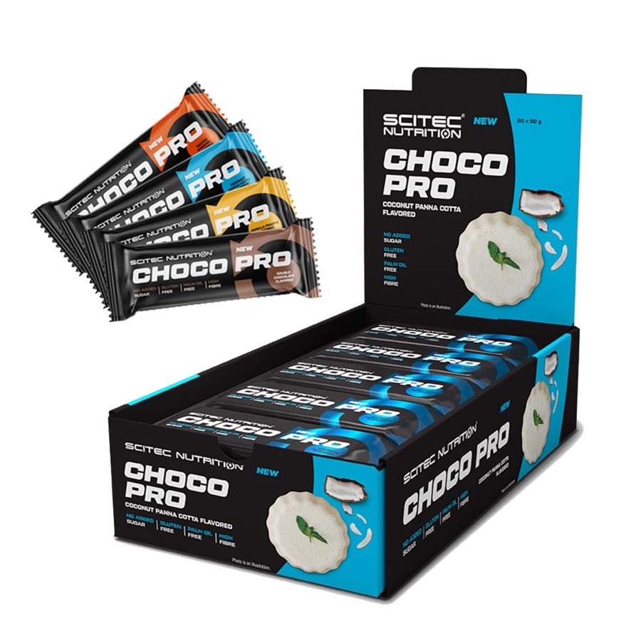 Bánh Socola Cung Cấp Protein | SCITEC CHOCO PRO BAR - Chính Hãng - Nhập Khẩu Châu Âu