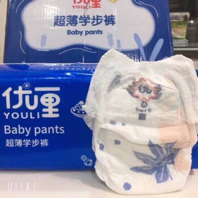 [ Sập giá] Bỉm Quần/ Tã Dán YOULI BABY PANTS Size S112/M96/M88/L84/XL80/XXL72/XXXL68