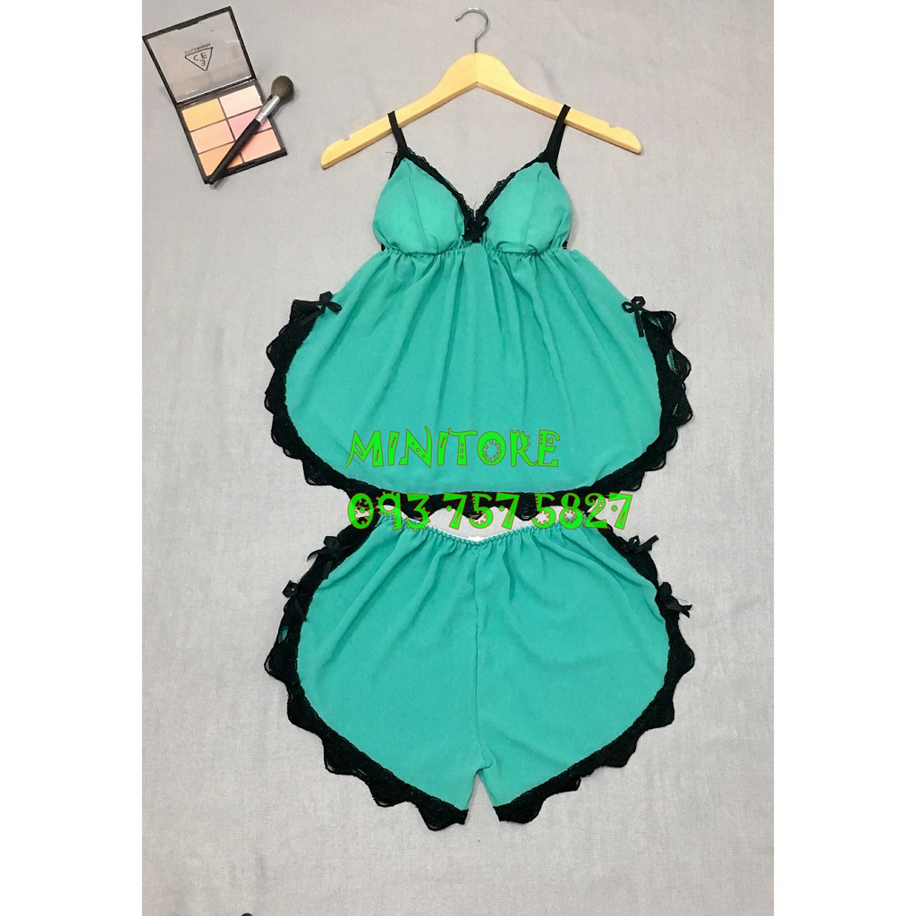 [SIZE 60-90KG] ĐỒ NGỦ VOAN CÁT DỄ THƯƠNG SIZE LỚN CÓ MÚT, ĐỒ CỠ LỚN XƯỞNG NHÀ MAY BAO ĐẸP, TÀ TRÒN | BigBuy360 - bigbuy360.vn