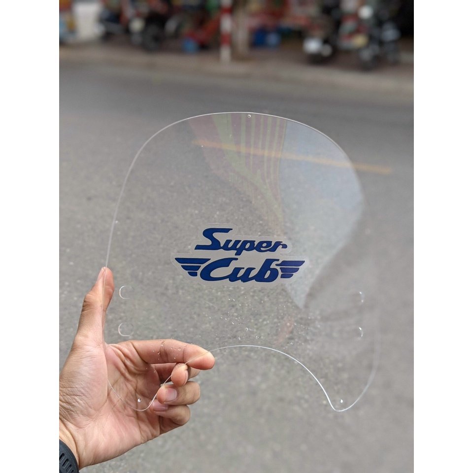 #1 Kính chắn gió xe cub đèn tròn Japan